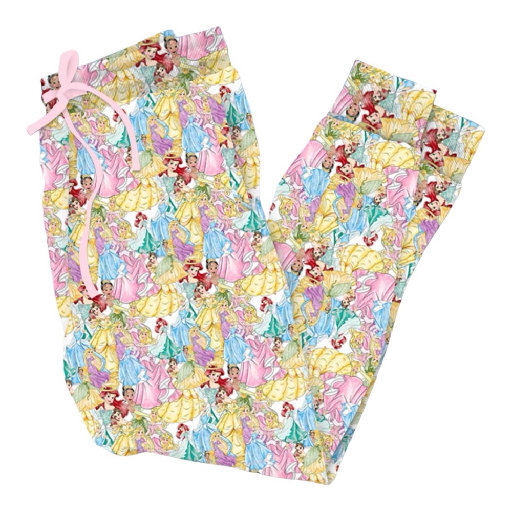 Bamboo Disney Princess Pastel Lounge Pajama Pants